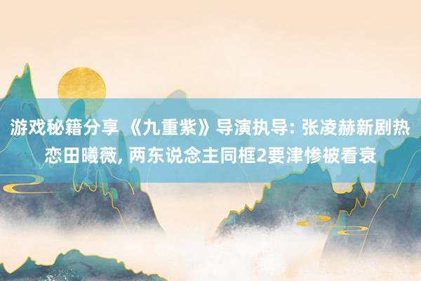 游戏秘籍分享 《九重紫》导演执导: 张凌赫新剧热恋田曦薇, 两东说念主同框2要津惨被看衰